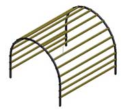 Pergola en arcade (2 metres)